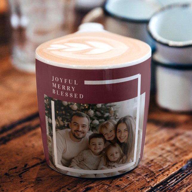 Espresso Taza de café de Navidad personalizada con foto ale (Subido por el creador)