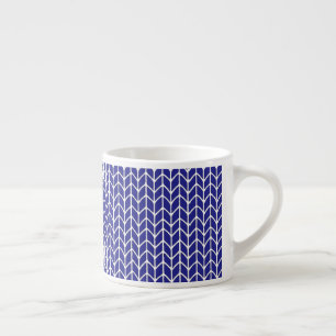 Espresso Taza de café de punto AZUL REAL