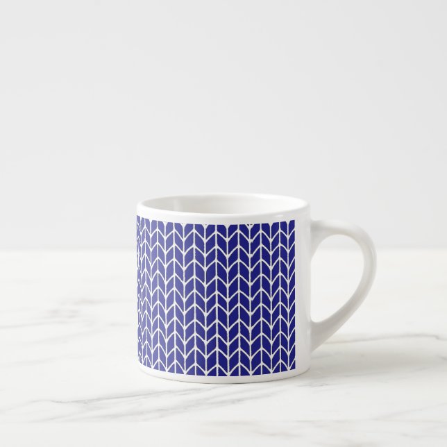Espresso Taza de café de punto AZUL REAL (Derecha)