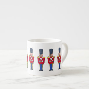 Espresso Taza de café de soldados de juguete de Navidad
