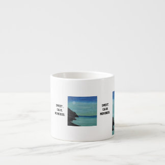 Espresso taza de café linda, comienza tu día con dulces rec