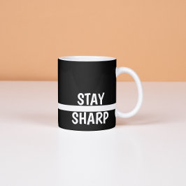 Espresso Taza De Café Motivacional Moderna Mantén La Concen