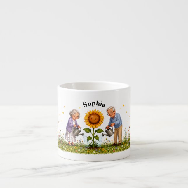 Espresso Taza de café Pequeño Sol de los Abuelos (Frente)