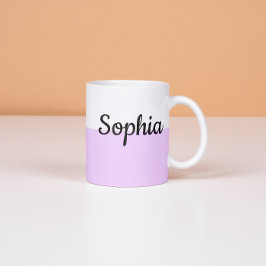 Espresso Taza de café personalizada con nombre en pastel