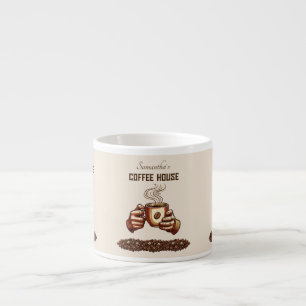 Espresso Taza de café vintage marca Café de Terracota