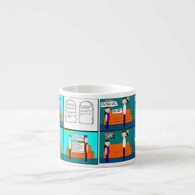 Espresso Taza de cómic (Frente)