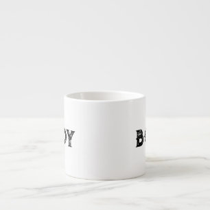 Espresso Taza de especialidad de texto de nombre de niño Es