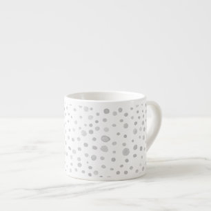 Espresso Taza de expreso con puntos de acuarela de confeti