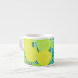 Espresso Taza de expreso de tipo moderno con diseños circul