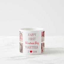 Taza de expreso del primer día de San Valentín jun