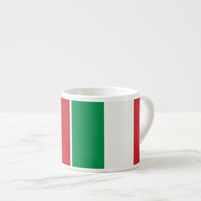 Espresso Taza de expreso Italia estandarte (Derecha)