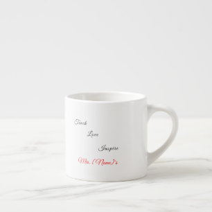 Espresso Taza de expreso para maestra de preescolar Custom