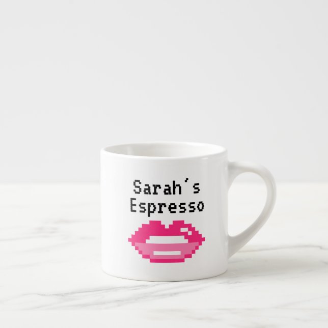 Espresso Taza de expreso personalizada con estampado de lab (Derecha)