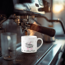 Espresso Taza de expreso personalizada Feliz Pascua