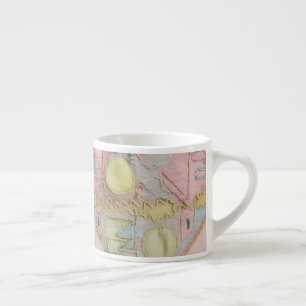 Espresso Taza de expreso Relajarse a la luz de la luna