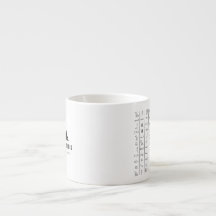 Taza de guión clásico de jeroglíficos egipcios ant
