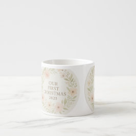 Espresso Taza de Nuestra Primera Navidad 2025 – Recuerdo Na