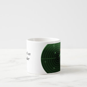 Espresso taza de radar