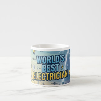 Espresso Taza de viaje del mejor electricista del mundo