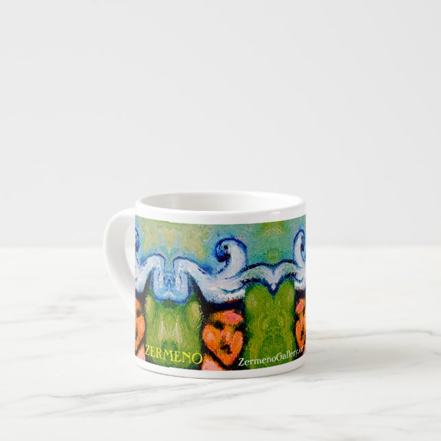 Espresso Taza del café express de "Les Hommes Du Cirque" (Izquierda)