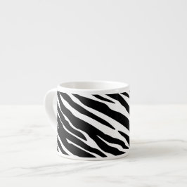Espresso Taza del café express del estampado de zebra