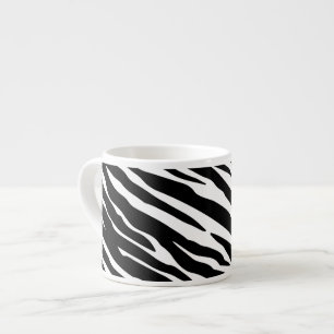 Espresso Taza del café express del estampado de zebra