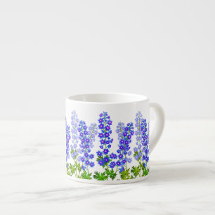 Espresso Taza del café express del jardín de flores de