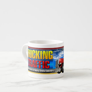 Espresso Taza del café express del tráfico de trueque 6oz