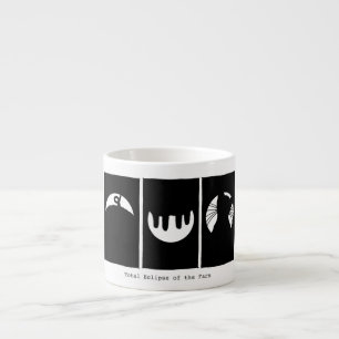 Espresso Taza del café express: Eclipse total de la granj