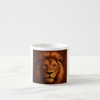 Espresso Taza del León de Coraje y Fe