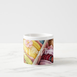 Espresso Taza especialidad caja de macarons franceses acuar