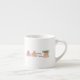 Espresso Taza Fórmulas de Amor | Taza Oso Lindo