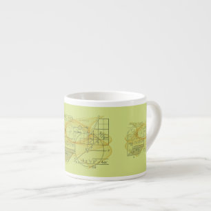 Espresso Taza fresca del café express de la ciencia de la