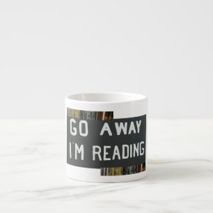 Espresso taza para amantes de los libros