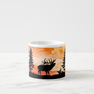 Espresso Taza para cazadores de alces toros