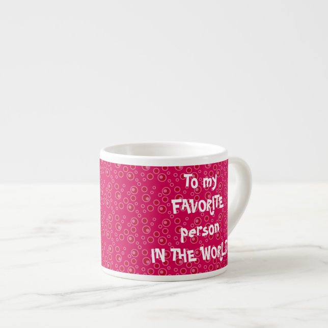 Espresso Taza roja de encargo del expresso (Derecha)