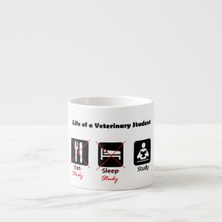 Espresso Vida de una taza veterinaria del café express del