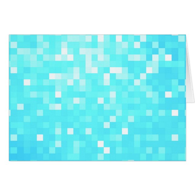 Espuma de píxeles turquesa (Anverso (Horizontal))