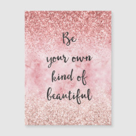 Espuma rosa Girly Glitzy Glam Purpurina Hermoso