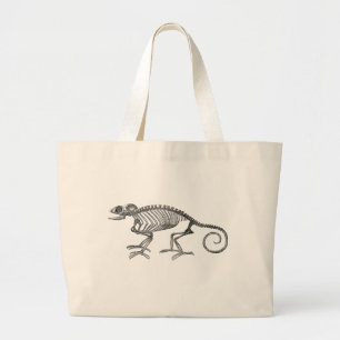 Esqueleto antiguo de Chameleon en la bolsa de la T
