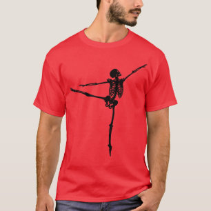Esqueleto bailarín - Camiseta de baile ballet