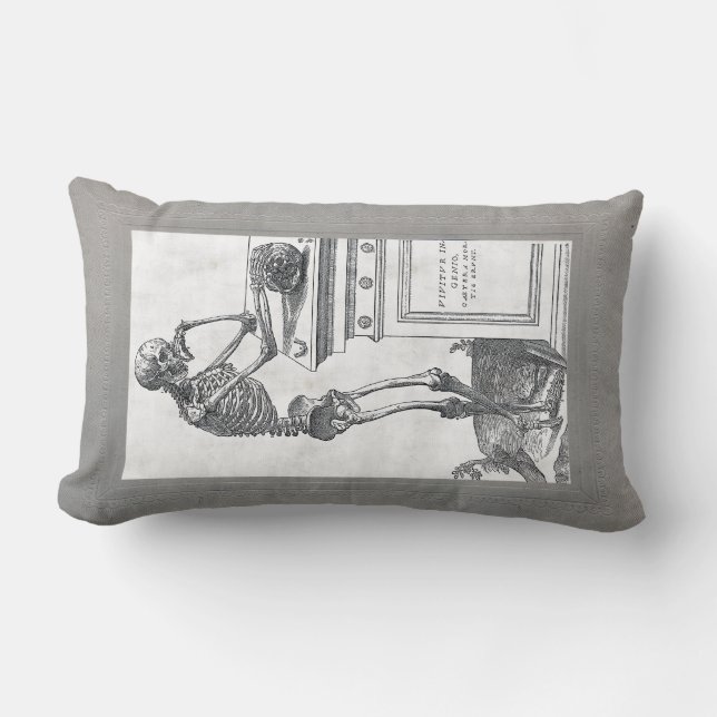 Esqueleto con la almohada de MoJo del americano (Anverso)