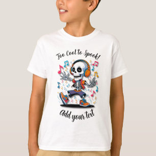 Esqueleto de Breakdance – Camiseta de Halloween pa