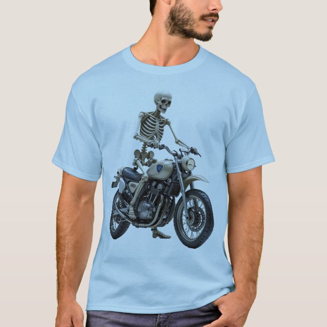 Esqueleto de la camiseta básica de los hombres de  (Anverso)