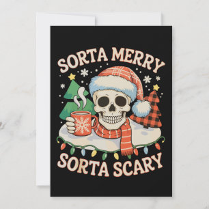Esqueleto de Navidad algo Alegre algo Espeluznante