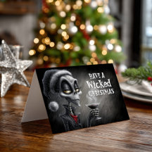 Esqueleto de Navidad con Estilo