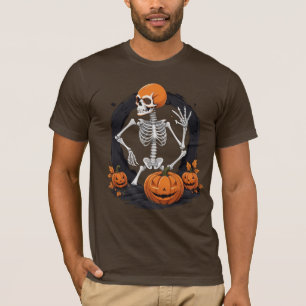 "Esqueleto Espeluznante: Camiseta Tenífica de Hall