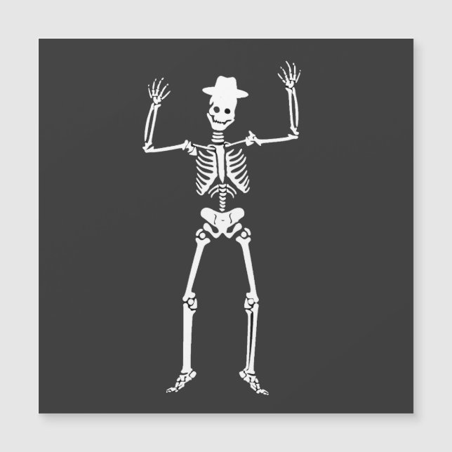 Esqueleto, Halloween, Bruja (Anverso)