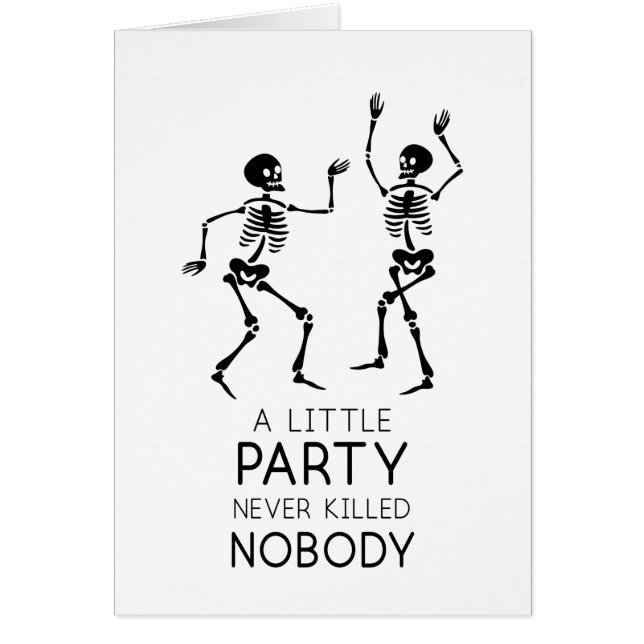 Esqueletos contemporáneos de Halloween (Frente)