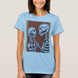Esqueletos del diámetro de los muertos en camisa